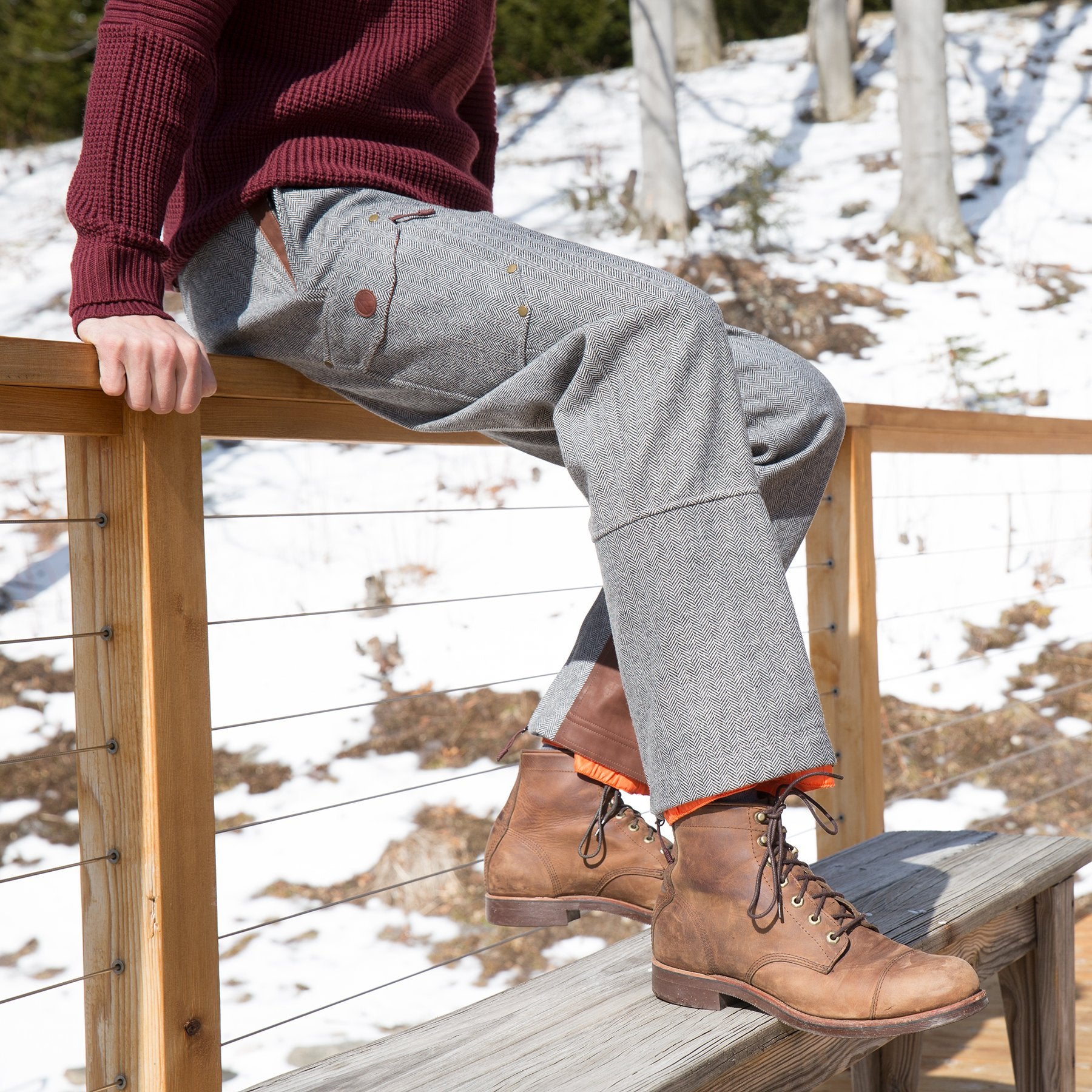 Traditional Men's Ski Pants & Winter Wool Trousers – Alps & Meters