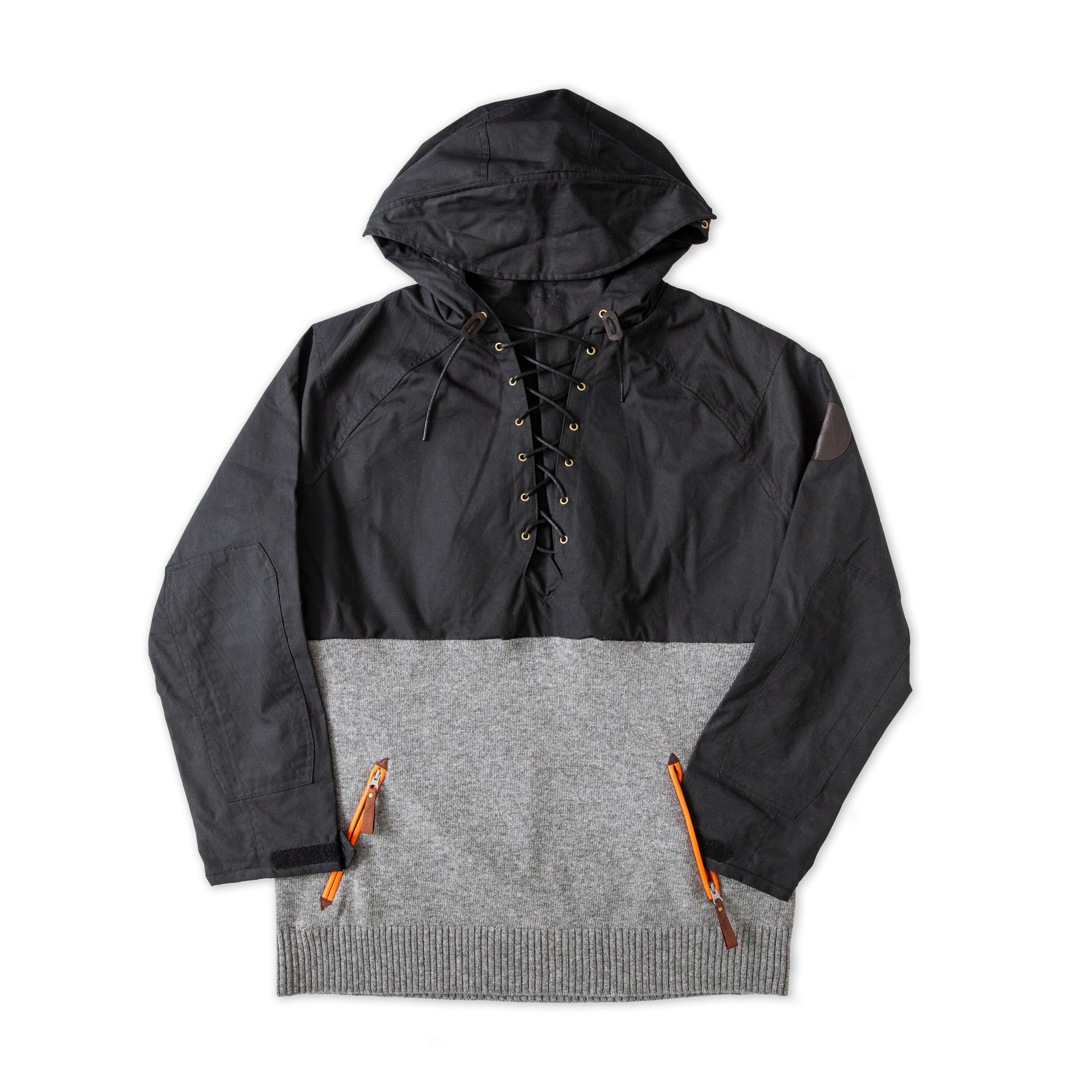 Men's Anorak Jacket - Waxed Canvas Pullover | Alps & Meters